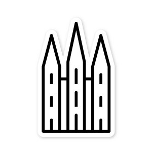 SALT LAKE TEMPLE STICKER